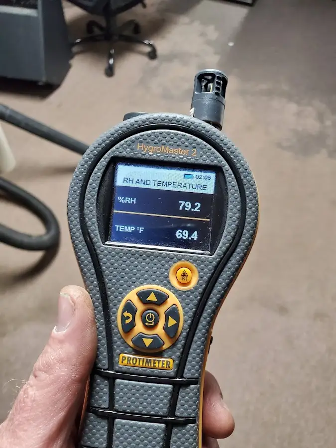 Moisture meter humidity assessment for Mold Remediation & Removal in Rosaryville